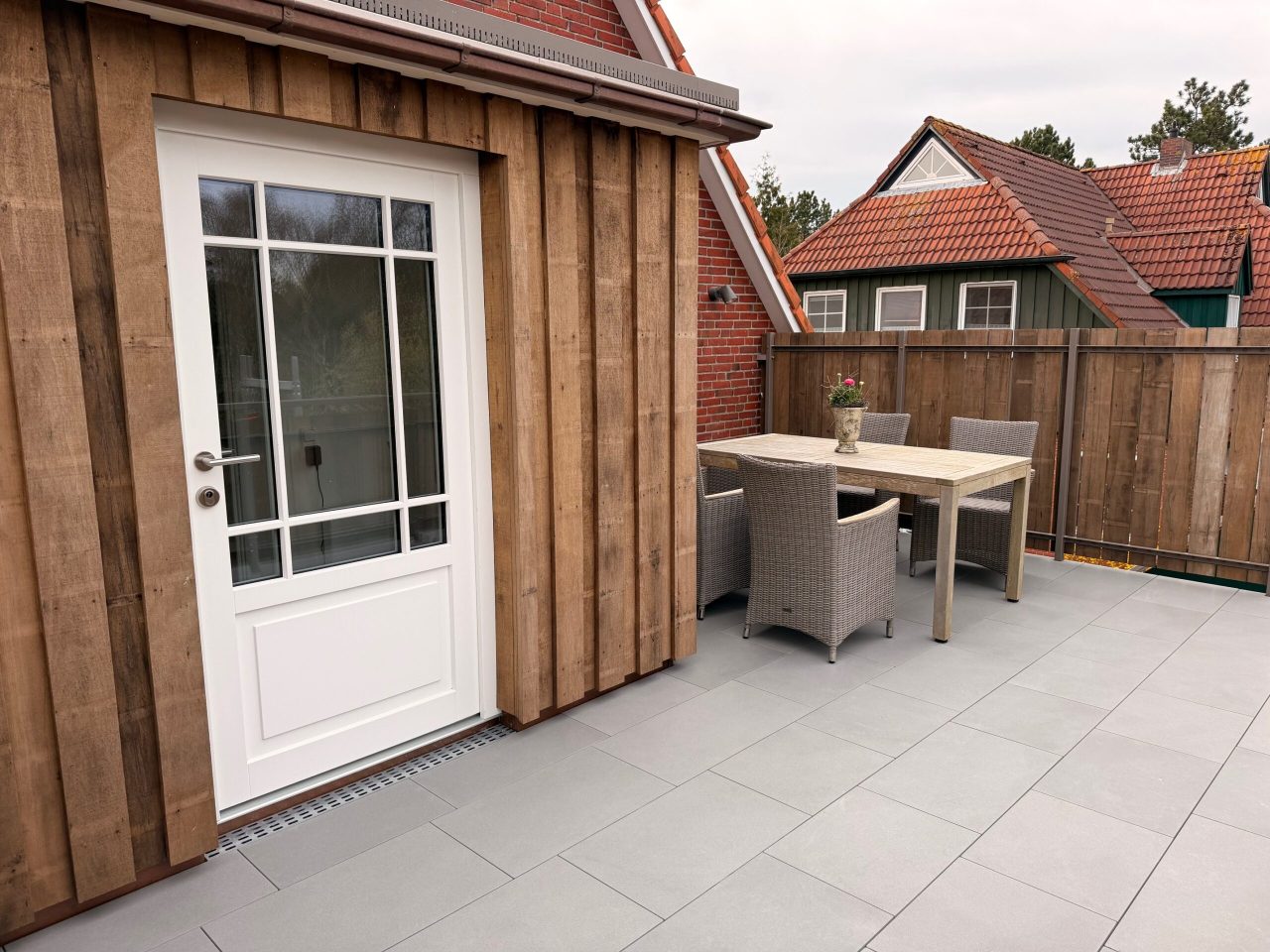 Wohnungseingang über die Dachterrasse